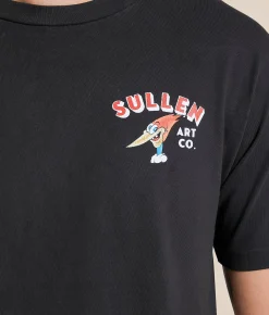 Tops|Graphic T-Shirts | Sullen Drill & Chill T-Shirt Vintage Black