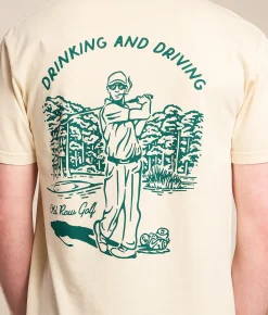 Old Row Drinking & Driving T-Shirt Ivory