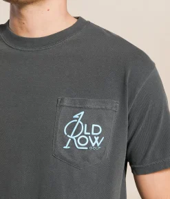 Old Row Drinks On The Links T-Shirt Pepper New