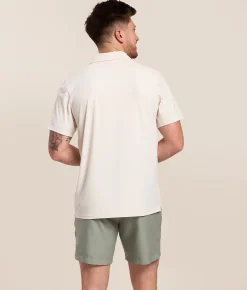 Tops | Hooey Drive Cowboy Golf Performance Polo Cream Aztec