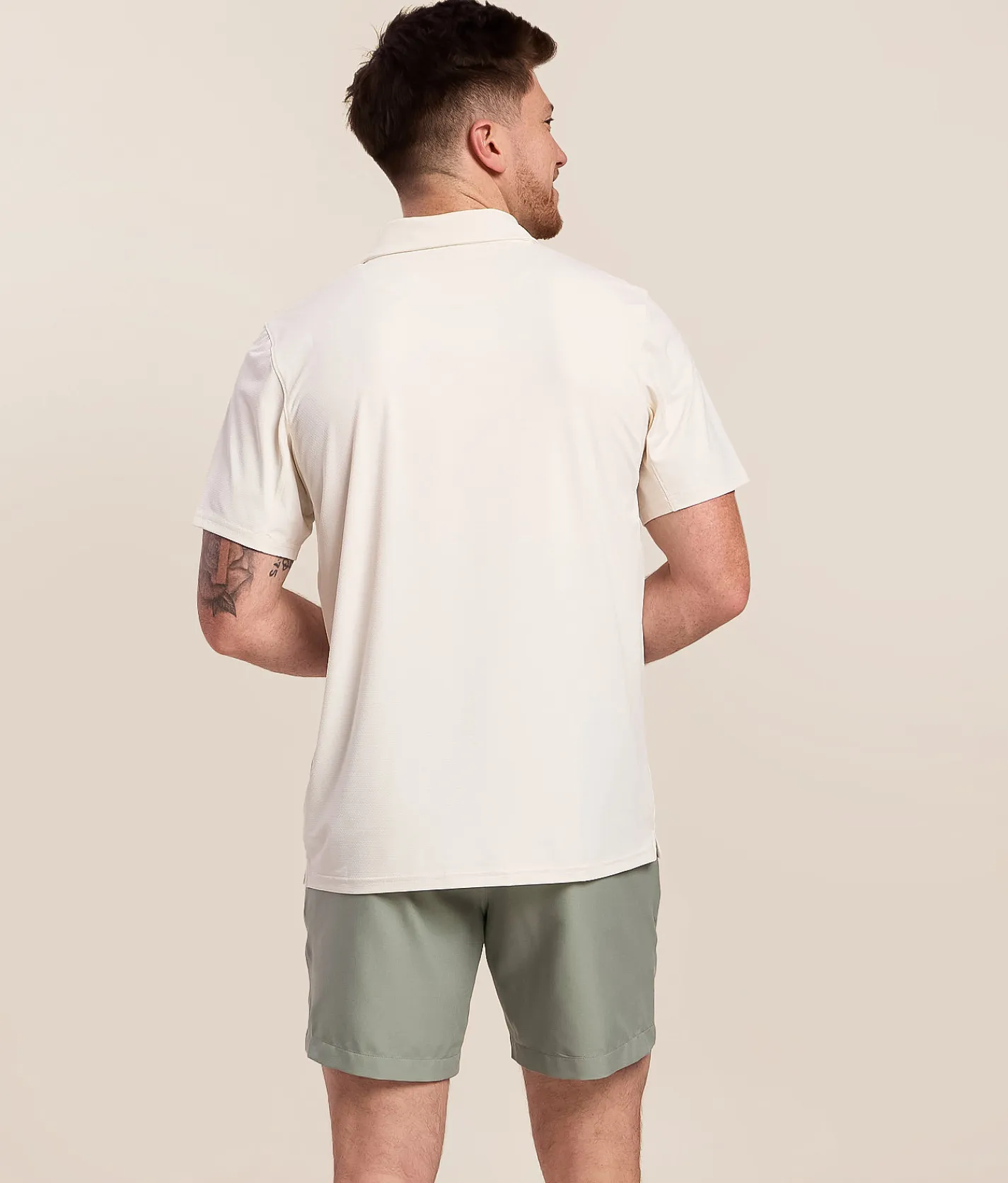 Tops | Hooey Drive Cowboy Golf Performance Polo Cream Aztec