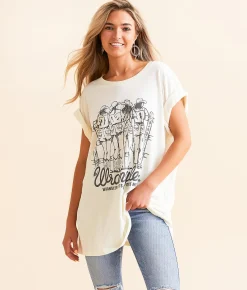 Wrangler® Drive Me Nuts Oversized T-Shirt Marshmallow Discount