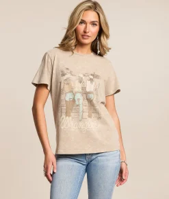 Wrangler® Drive Me Nuts T-Shirt Dune Outlet
