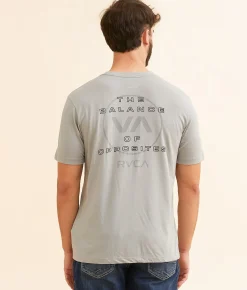 RVCA Dual Sport T-Shirt Neutral Gray Sale