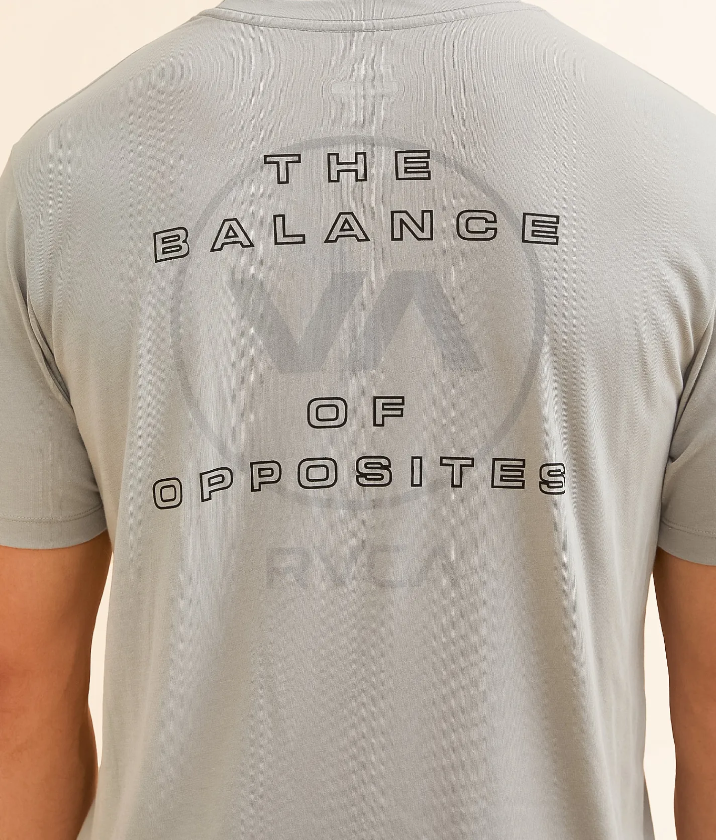 RVCA Dual Sport T-Shirt Neutral Gray Sale