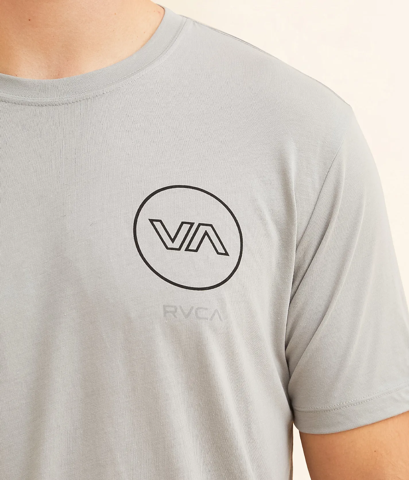 RVCA Dual Sport T-Shirt Neutral Gray Sale