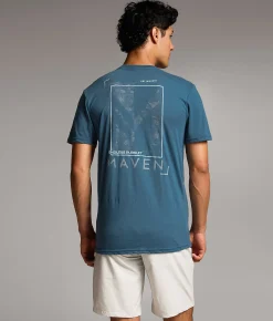 Tops|Graphic T-Shirts | Maven Co-op Dual Terrain T-Shirt Real Teal