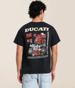 American Classics Ducati Racing T-Shirt Black Hot