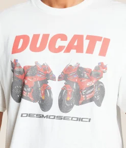 American Classics Ducati T-Shirt White Clearance