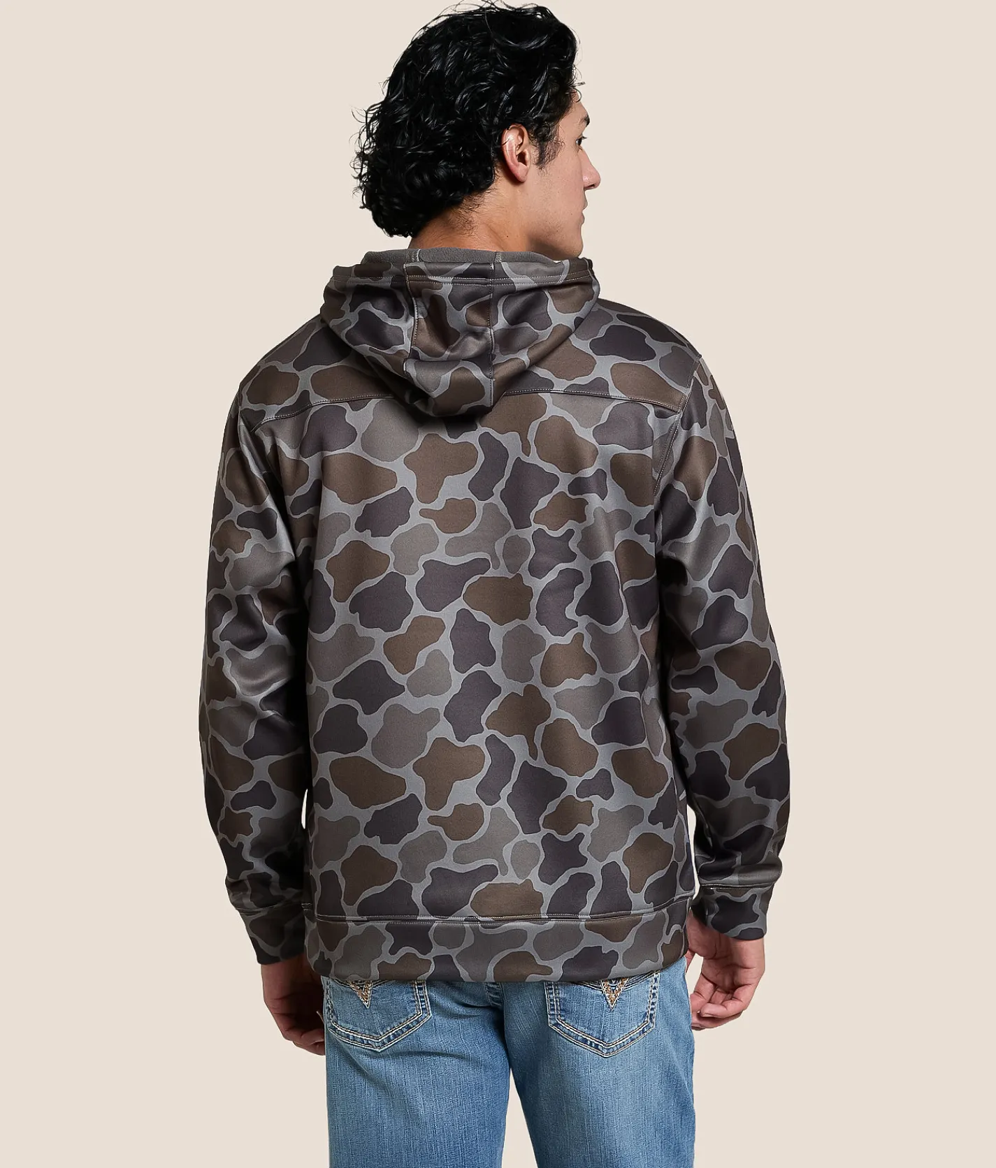 Tail Chasers Club Duck Blind Hooded Sweatshirt Camo