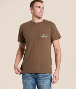 Tops|Graphic T-Shirts | Fieldstone Duck Blind T-Shirt Rain Drum