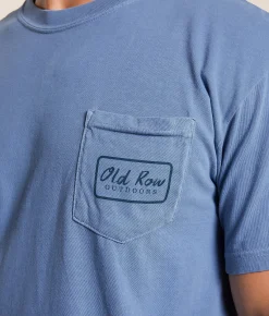 Old Row Duck Dog T-Shirt Blue Jean Discount