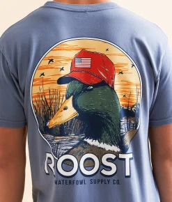 Roost Waterfowl Duck Hat T-Shirt Saltwater Hot