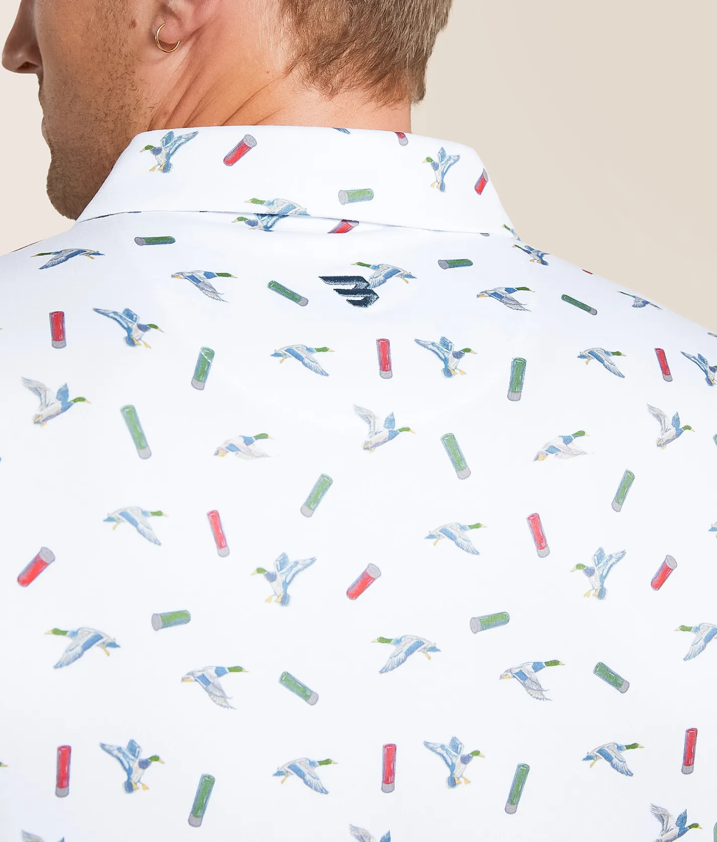 Tops | BURLEBO Ducks & Shells Performance Polo Ducks And Shells