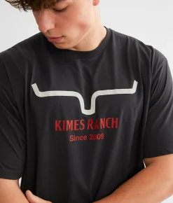 Graphic T-Shirts | Kimes Ranch Due Tone T-Shirt Graphite Black