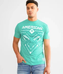 American Fighter Dugger T-Shirt Optic Teal Hot