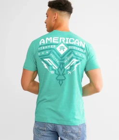 American Fighter Dugger T-Shirt Optic Teal Hot