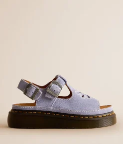 Shoes | Dr. Martens Dunnet Flower Suede Sandal Cornflower Blue
