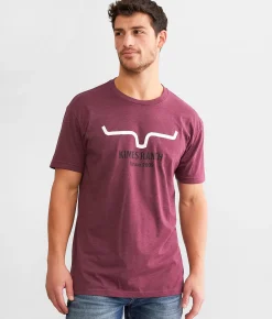 Kimes Ranch Duo Tone T-Shirt Maroon Heather Sale