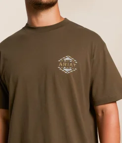 Ariat Durable Goods T-Shirt Turkish Coffee Sale