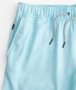 Bottoms|Shorts | Departwest Dwiggins Marled Stretch Walkshort Bachelor Button