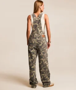 Rompers & Jumpsuits | HIDDEN Dylan Baggy Denim Stretch Overalls Camo