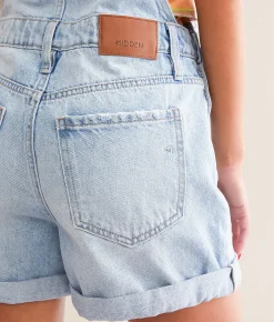 Rompers & Jumpsuits | HIDDEN Dylan Denim Cuffed Overall Short Light
