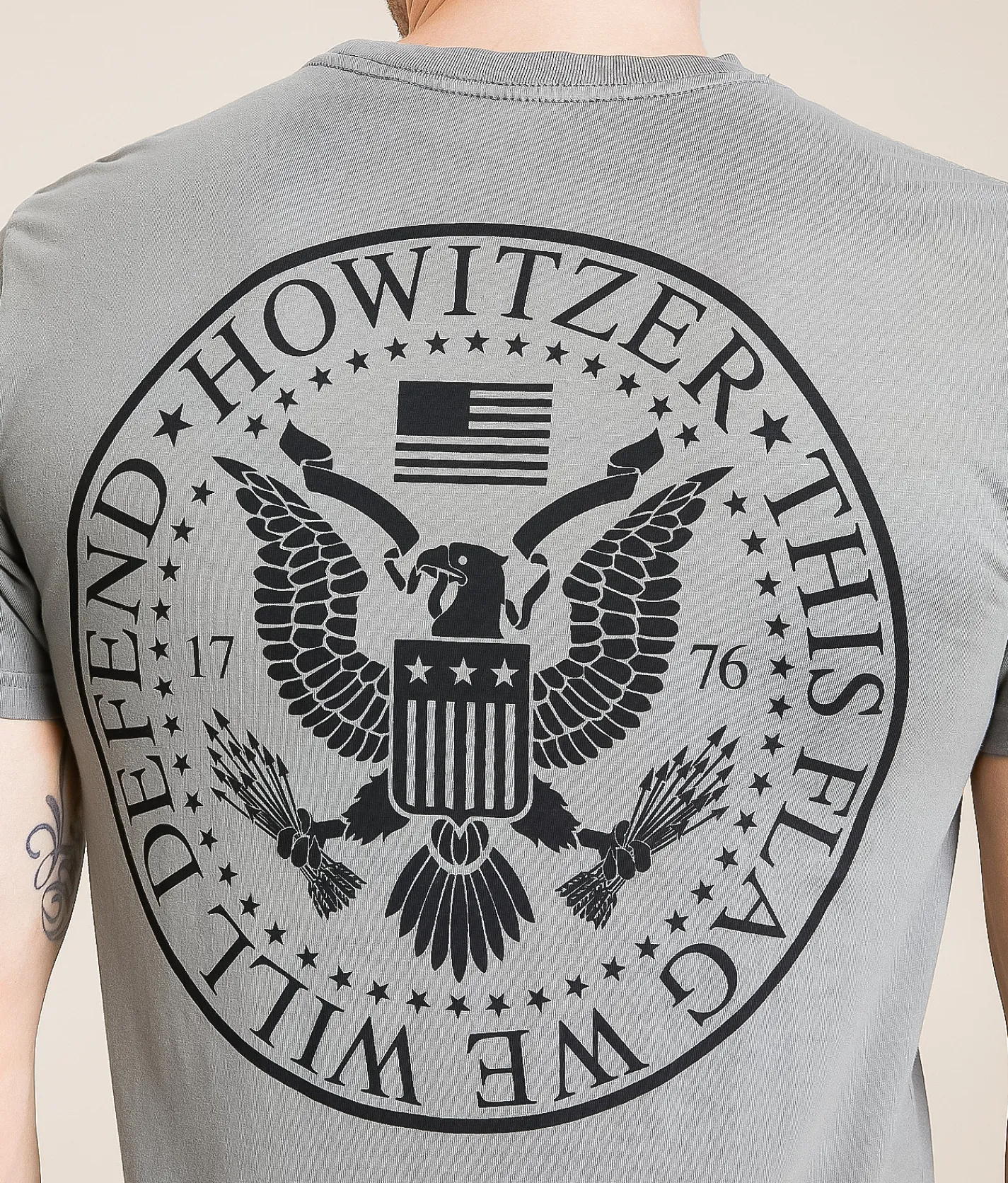 Graphic T-Shirts | Howitzer Eagle Circle T-Shirt Mulled Basil