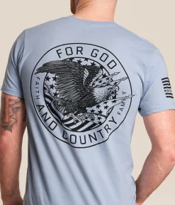 Howitzer Eagle Country T-Shirt Cali Blue Heather Outlet