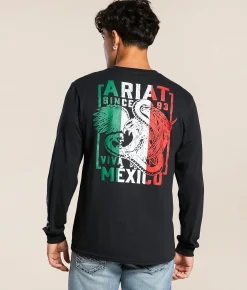 Tops|Graphic T-Shirts | Ariat Eagle Eye T-Shirt Black