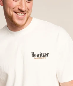 Tops|Graphic T-Shirts | Howitzer Eagle T-Shirt Antique White