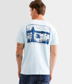 Fieldstone Early Morning T-Shirt Chambray Discount