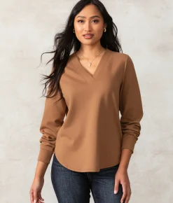 Buckle Black Eased Top Carob Brown