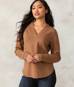 Buckle Black Eased Top Carob Brown