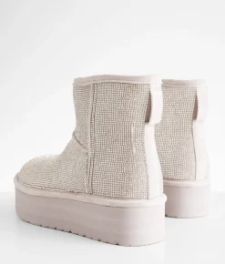 Madden Girl Easer Rhinestone Ankle Boot Grey Multi Outlet