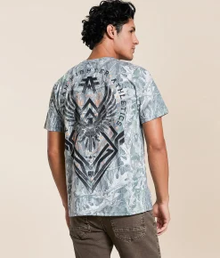 American Fighter East Bend T-Shirt Tan Multi Clearance