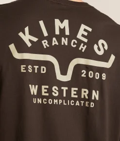 Tops|Graphic T-Shirts | Kimes Ranch Easy Does It T-Shirt Dark Chocolate