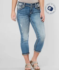 Rock Revival Ebba Easy Stretch Cropped Jean Ebba EC204 Discount