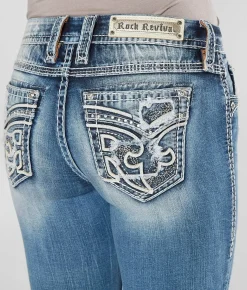 Rock Revival Ebba Easy Stretch Cropped Jean Ebba EC204 Discount