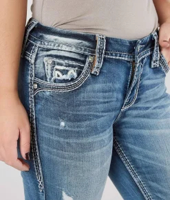 Rock Revival Ebba Easy Stretch Cropped Jean Ebba EC204 Discount