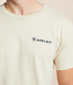 Ariat Echo Valley T-Shirt Natural Outlet