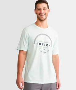 Graphic T-Shirts | Hurley Eclipse T-Shirt Teal Tinted Heather