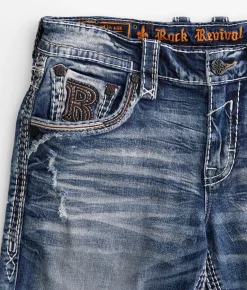 Rock Revival Edgar Boot Stretch Jean Edgar B201 New