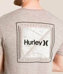 Graphic T-Shirts|Activewear | Hurley Edges T-Shirt Roan Rouge