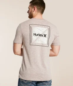 Graphic T-Shirts|Activewear | Hurley Edges T-Shirt Roan Rouge