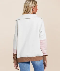 Tops | Wanakome Eevie Quarter Zip Pullover Oatwood Mix