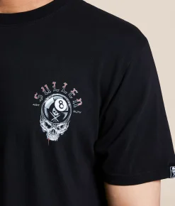 Tops|Graphic T-Shirts | Sullen Eight & Out T-Shirt Jet Black