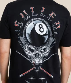 Tops|Graphic T-Shirts | Sullen Eight & Out T-Shirt Jet Black
