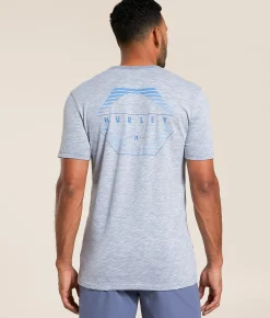Hurley Eight Side T-Shirt White Navy Sale