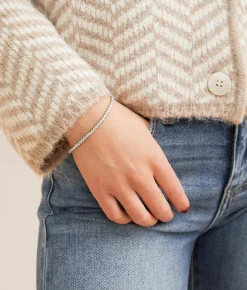 Accessories | Sahira Jewelry Design Eileen Stretch Bracelet Silver